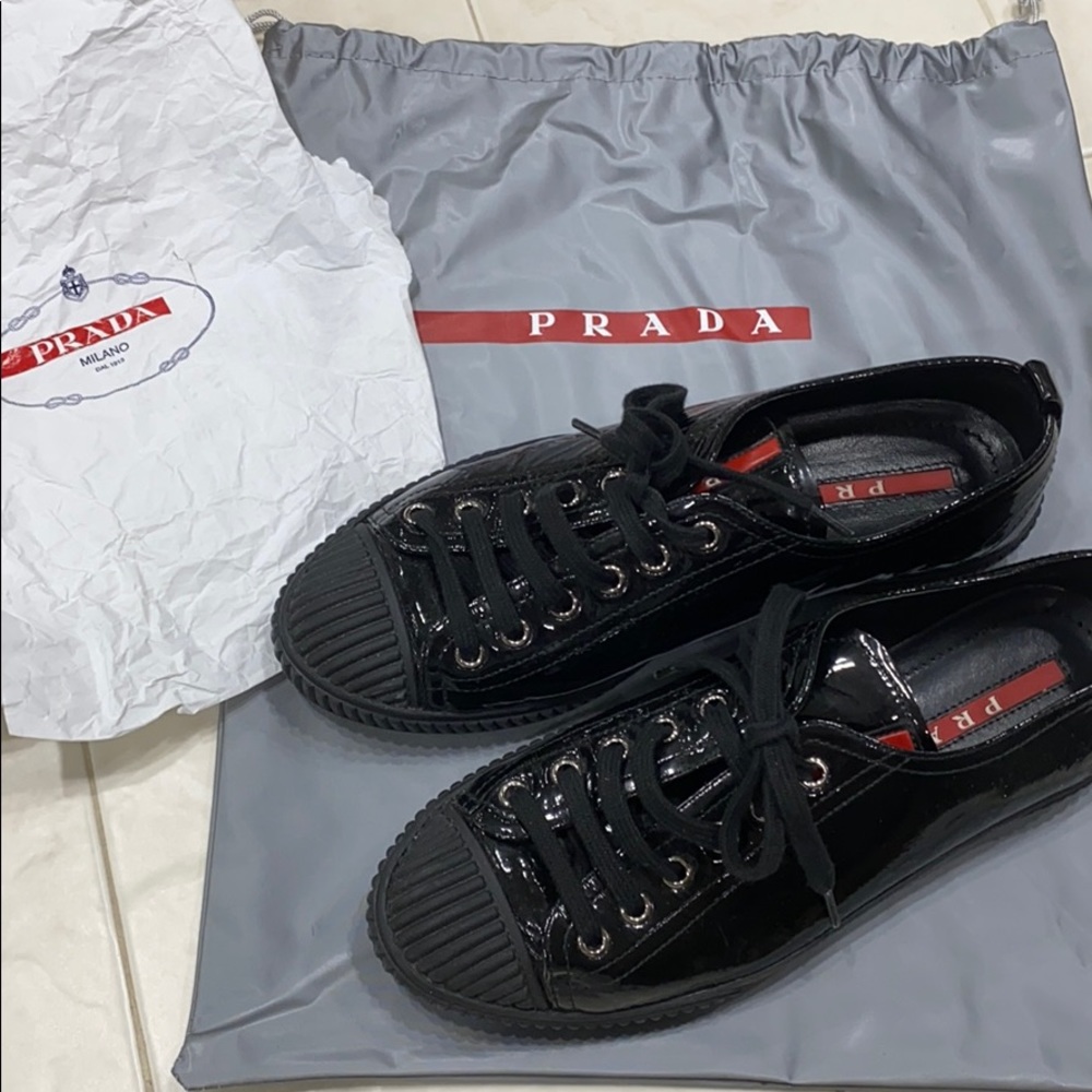 Black Authentic Prada sneakers - Picture 1 of 6